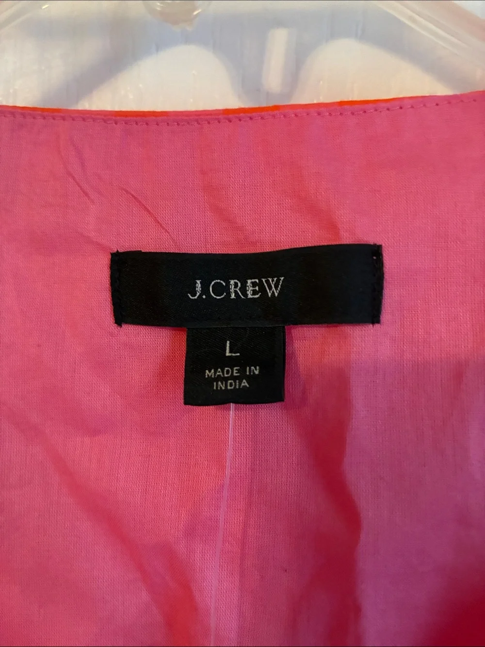 NWT J. Crew Ruffle wrap top in gingham L